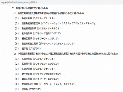 沒有統招大專本科學歷，可以通過IT證書辦理日本工作簽證嗎？